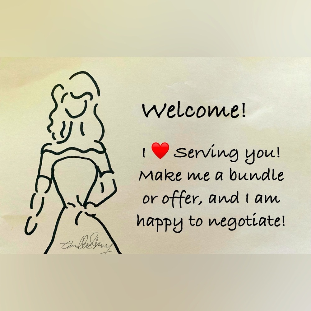 Welcome!! Meet your posher, Camille.
